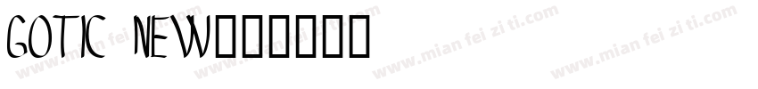 Gotic new字体转换